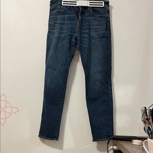 American Eagle Outfitters Men's Straight Jeans - Dark Blue